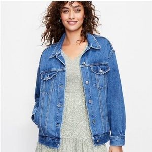 Loft Oversized Denim Jacket